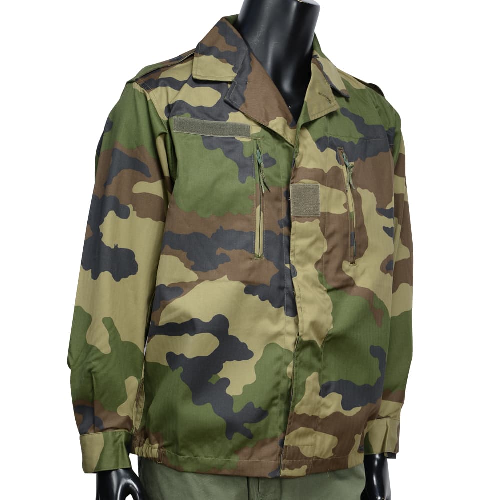 ミリタリーショップ レプマート フランス軍放出品 F2 コンバットジャケット CCE迷彩 2ポケット