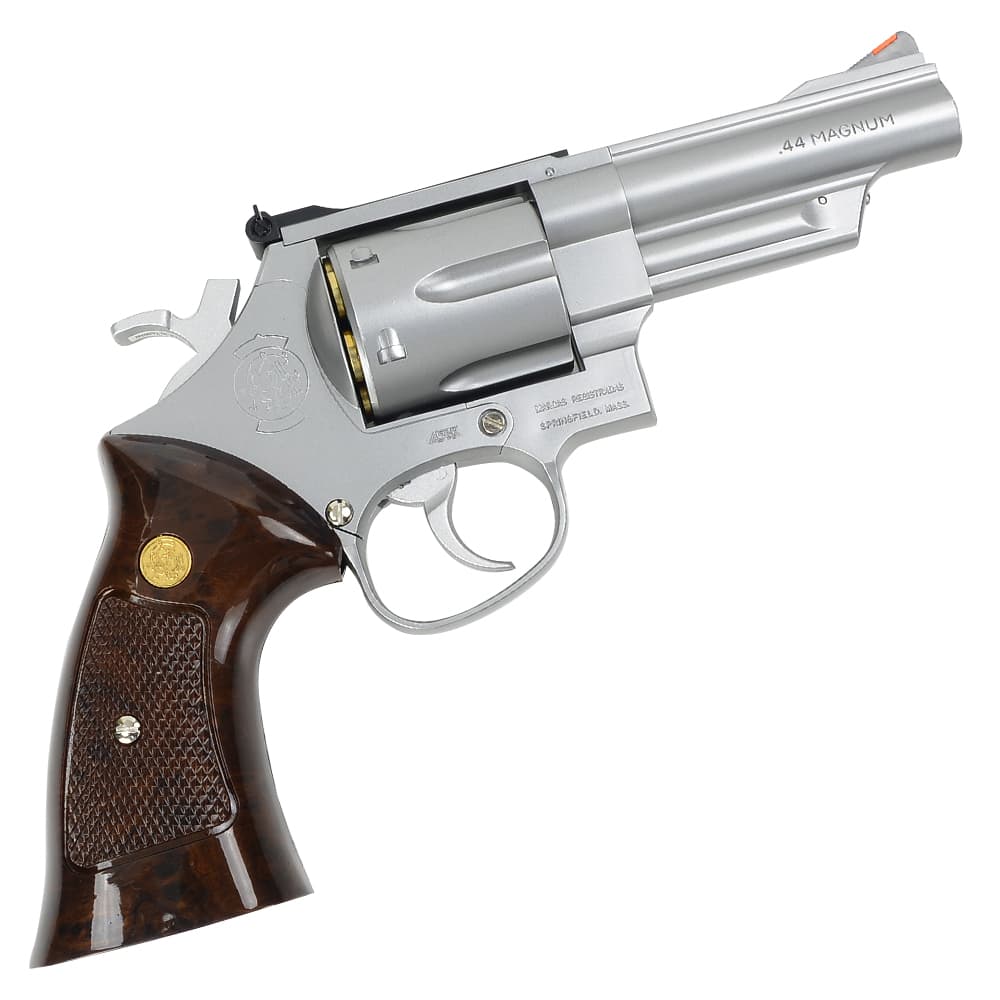 クラウン　S&WM６２９　プラスチック製ガスガンASGK CROWN MODEL ガスガン S&W M629 シルバー 4インチ | ミリタリー