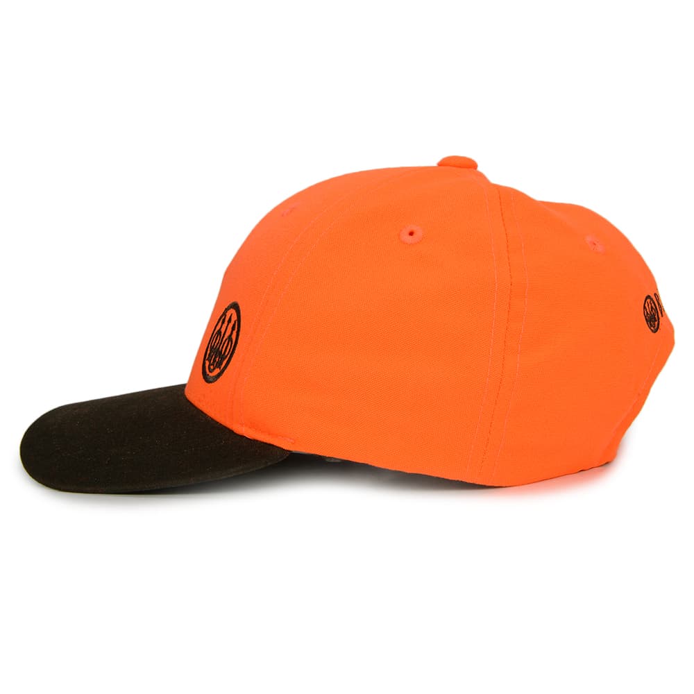 ミリタリーショップ レプマート / BERETTA ハンティングキャップ 狩猟 帽子 メーカーロゴ刺繍入り ブレイズオレンジ
