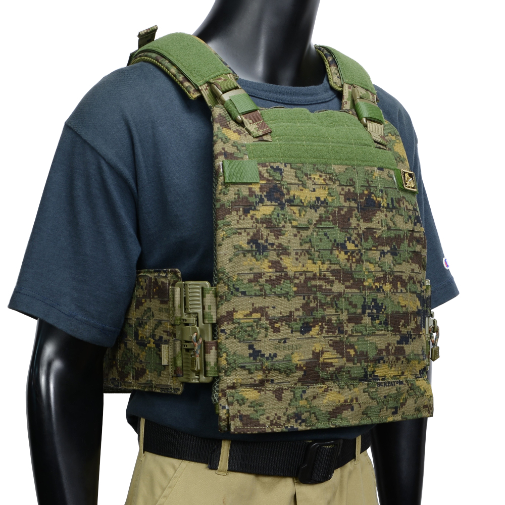 SRVV プレートキャリア THORAX LT フラップレス仕様 ROCバックル搭載