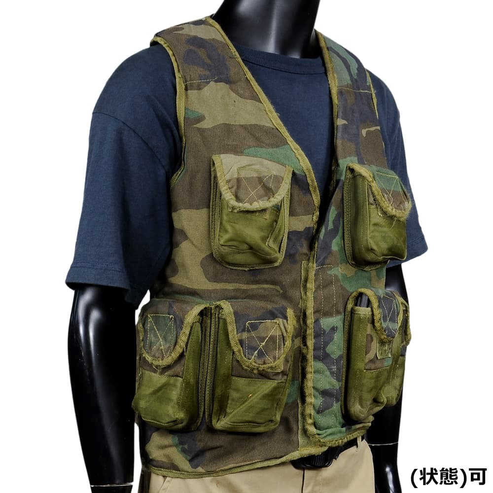 ミリタリーショップ レプマート / トルコ軍放出品 タクティカルベスト 迷彩 リアポケット付