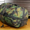 オランダ軍放出品 コンプレッションバッグ 寝袋収納用 ナイロン製 迷彩