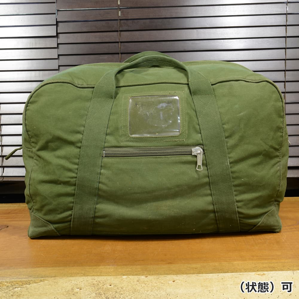 イギリス軍放出品 コンバットバッグ OD コットン製 ボストンバッグ