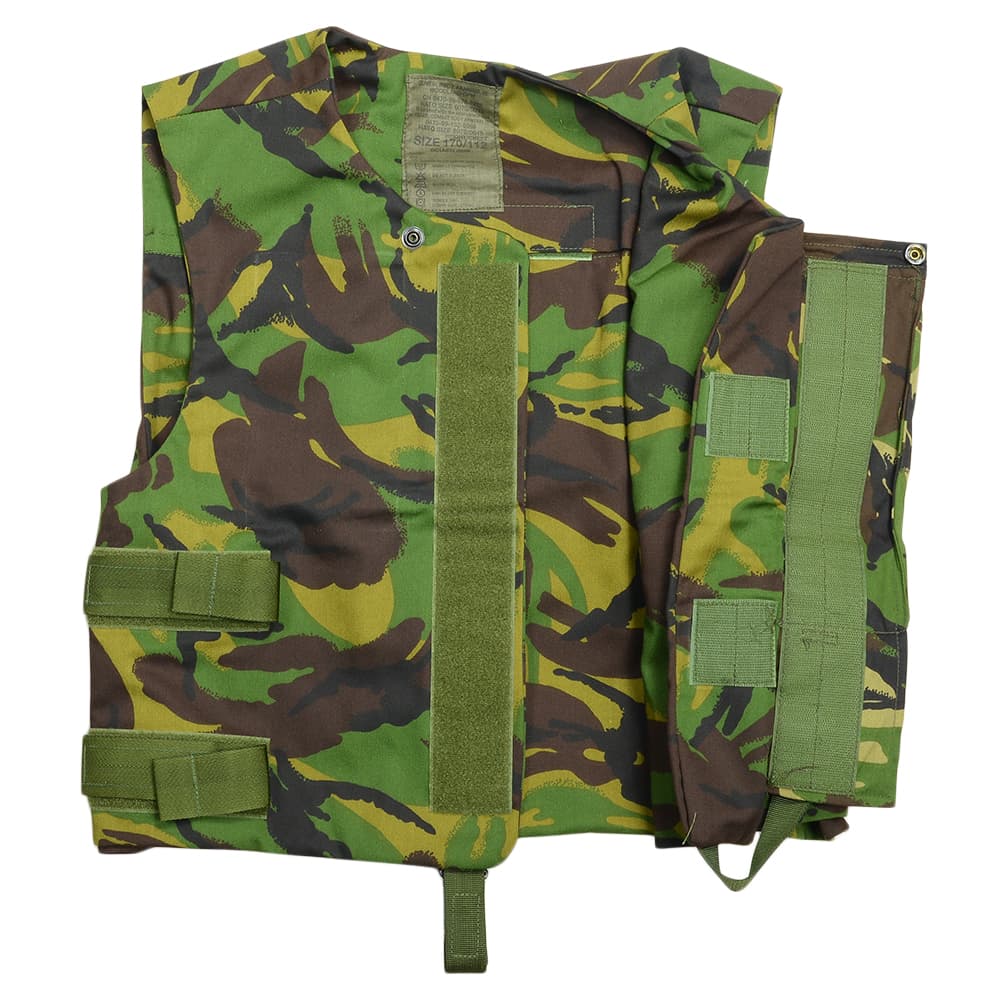 イギリス軍放出品 ボディアーマー 陸軍 ベルクロ式 背部ポケット付き