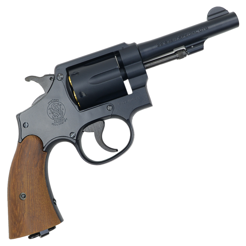 HWS 発火式モデルガン S&W ビクトリー 4インチ ブルーブラック仕上げ