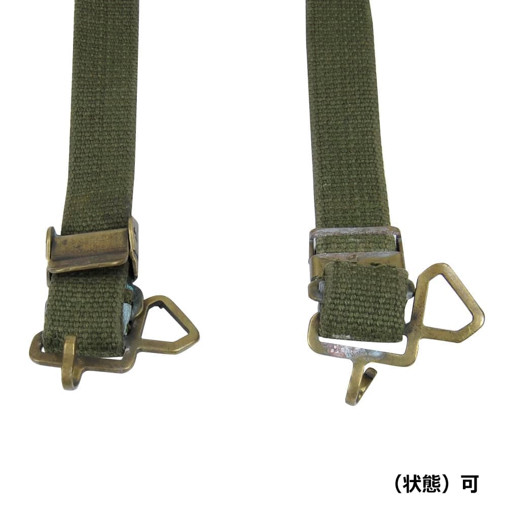 米軍放出品　実物　希少　M1956 サスペンダー　ベルト　セット　コットン製 米軍放出品 実物 希少 M1956 サスペンダー ベルト セット コットン製