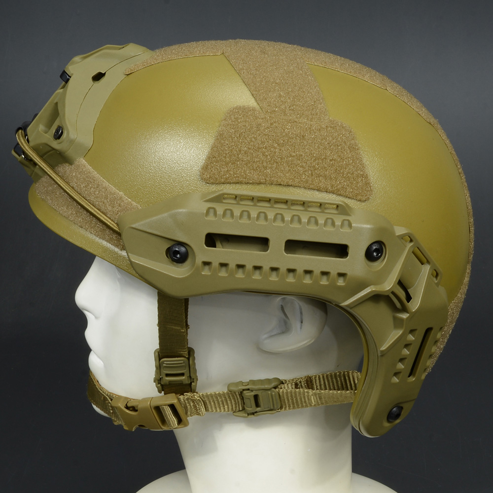 WoSporT タクティカルヘルメット FLUXタイプ 樹脂製 M-LOK規格