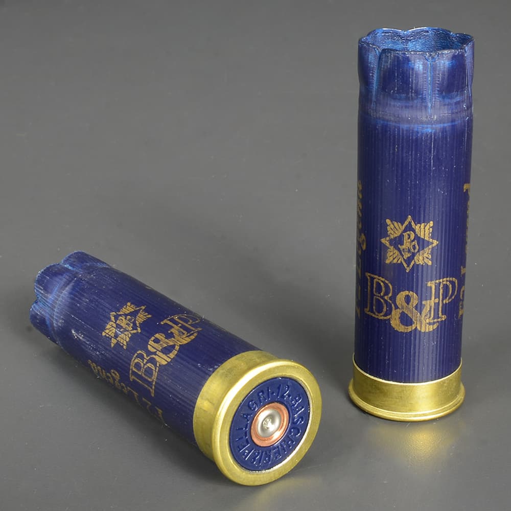 B&P 空薬莢 ショットシェル 12ga 7 1/2 15発セット 箱付き