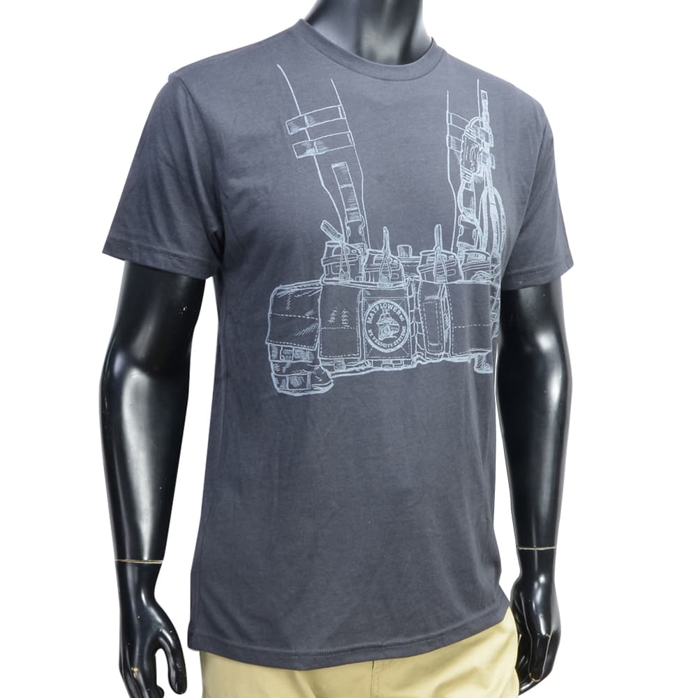 VELOCITY SYSTEMS 半袖Tシャツ Chest Rig ブラック Lサイズ