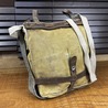 スイス軍放出品 ブレッドバッグ ショルダーストラップ付 キャンバス生地