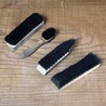 ドイツ軍放出品 シューズクリーナーキット 靴磨き ナイロン製 収納バッグ付き ブラシ4個