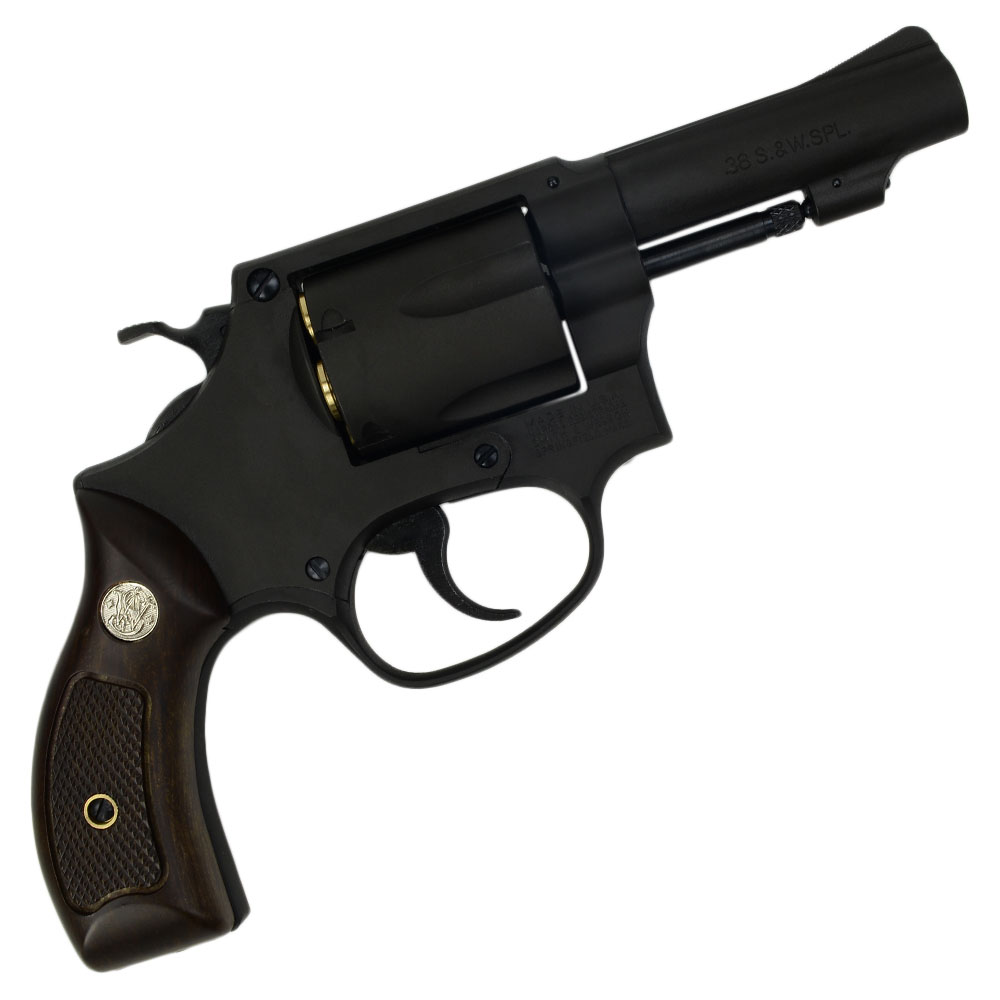 マルシン ガスガン S&W M36 チーフスペシャル 3インチ HW 木目調プラグ