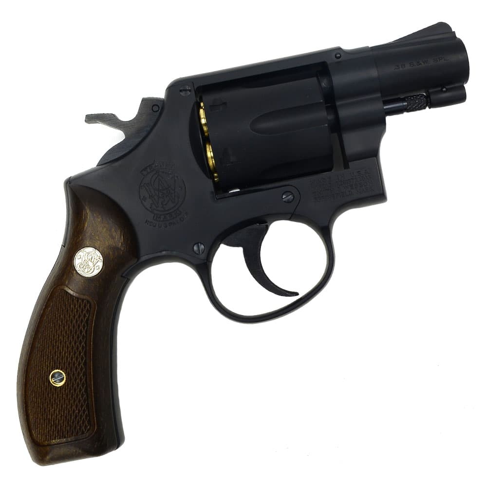 マルシン ガスガン M10 2インチ マットブラックABS 木目調プラグリップ