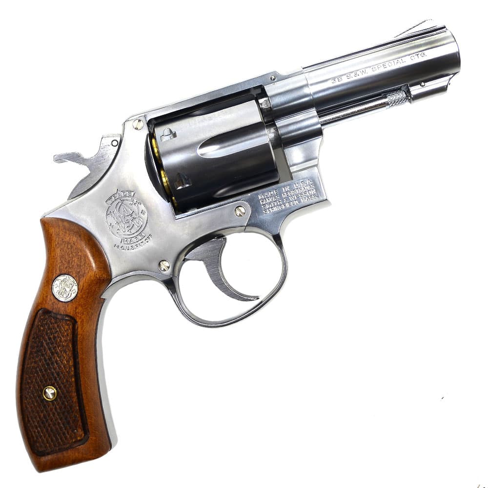 マルシン ガスガン M64 3インチ シルバー ABS 木製グリップ 072519