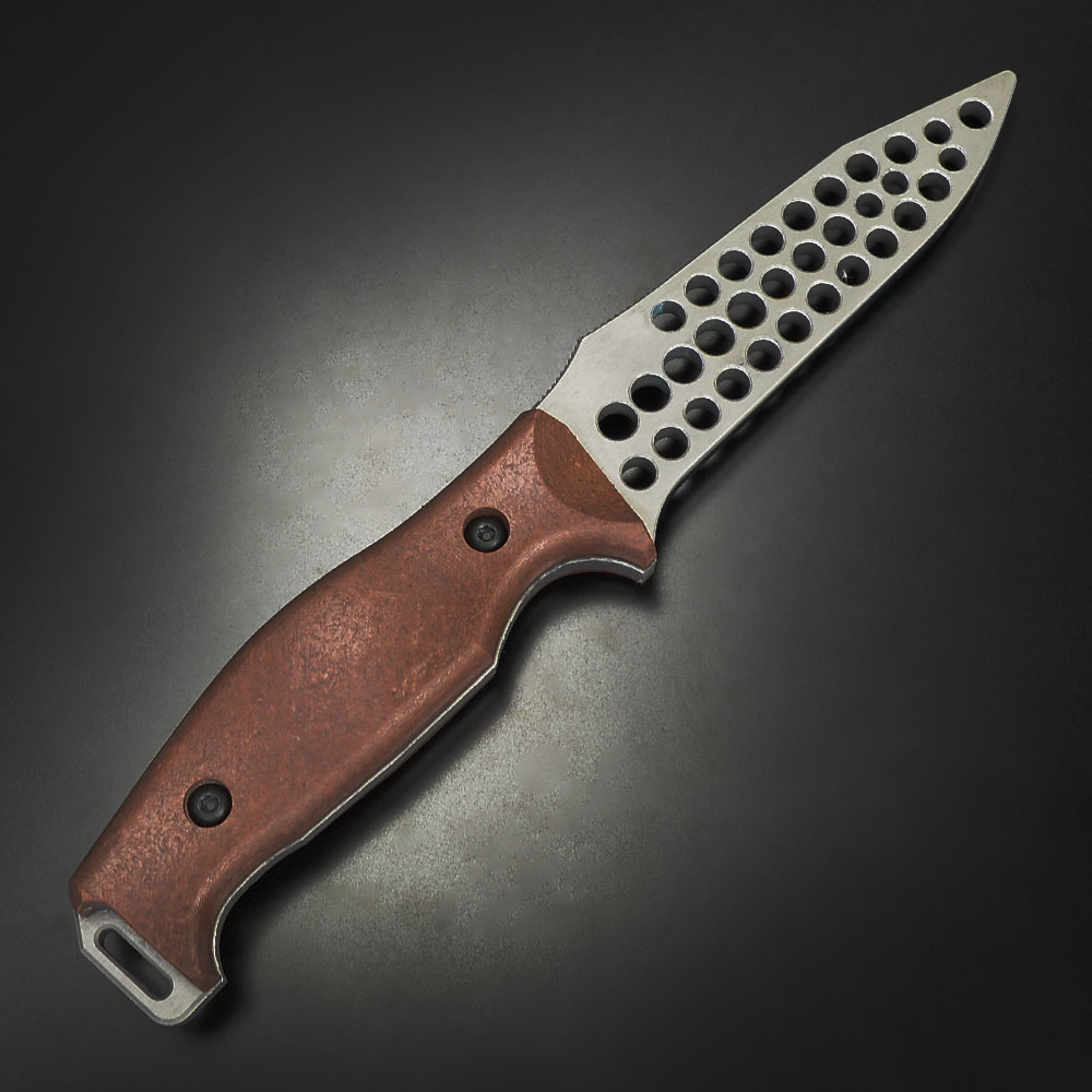 Makkari knives トレーニングナイフ 間狩純平作 ピットブル 樹脂製