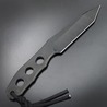 Makkari knives スケルトンナイフ 間狩純平作 ラプトルタントー 黒ブレード 樹脂製シース付き