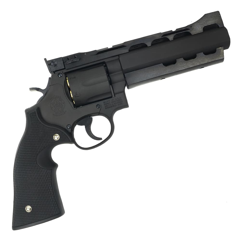 マルシン ガスガン S&W M586 Power Custom ブラックHW DAVISラバー調