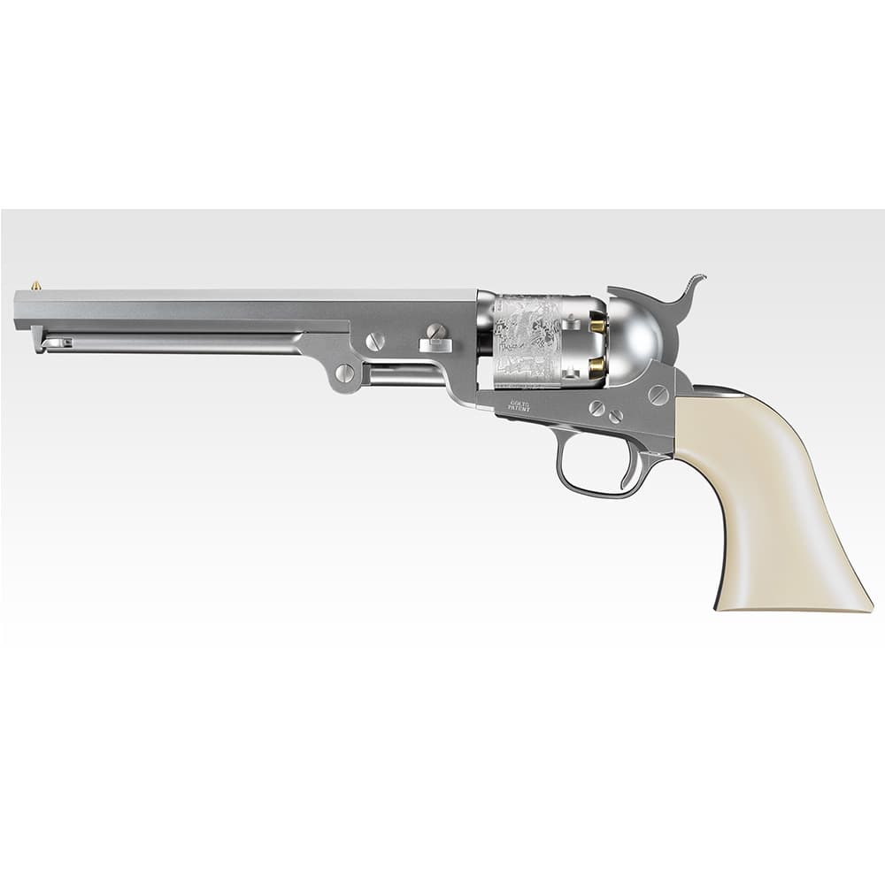 東京マルイ エアーリボルバー M1851 NAVY シルバーモデル 10才以上用
