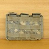 米軍放出品 ライフルマガジンポーチ MOLLE II M4/AR15 3本収納 ACU/UCP迷彩
