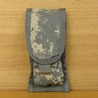 米軍放出品 ライフルマガジンポーチ MOLLE II 前後2連 M4/AR15 フラップ付き ACU/UCP迷彩
