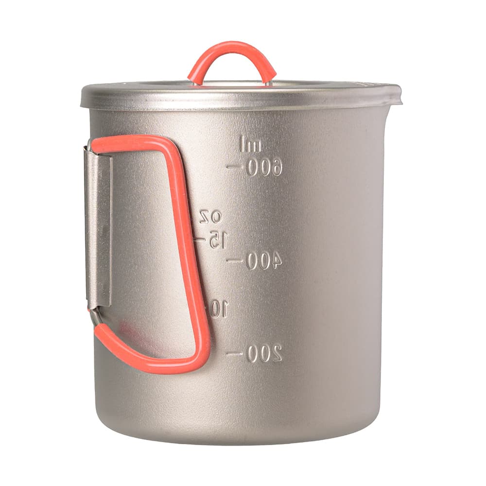 EVERNEW チタンポット Ti Maccheroni pot 750 湯切りフタ付き ECAL755