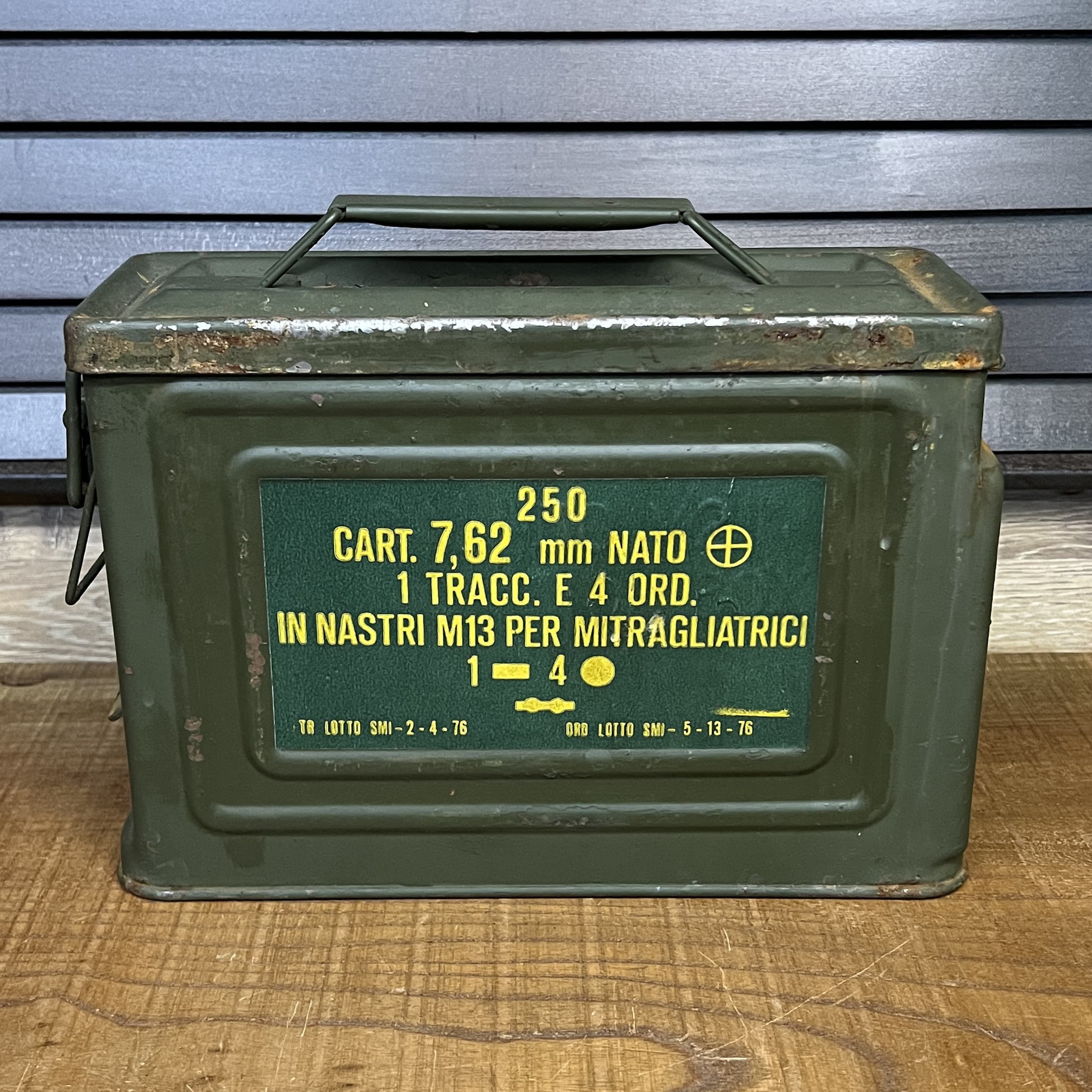米軍放出品 アモカン WW2 M2 Cal. 30/7.62 NATO 弾薬箱 | ミリタリー