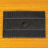 チェコ軍放出品 ワッペン 階級章 上等兵 菱形1個 線1本あり ベルクロ付き OD