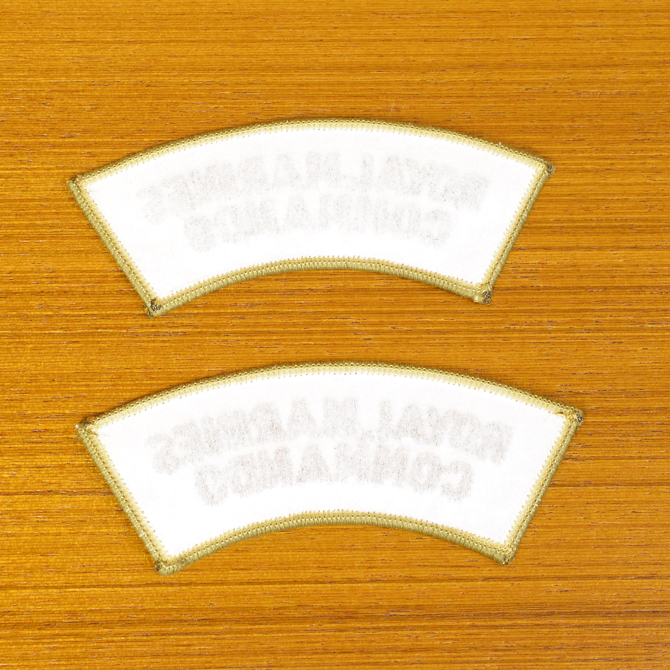 イギリス軍放出品 ワッペン ROYAL MARINES COMMANDO 縫い付け式 2個