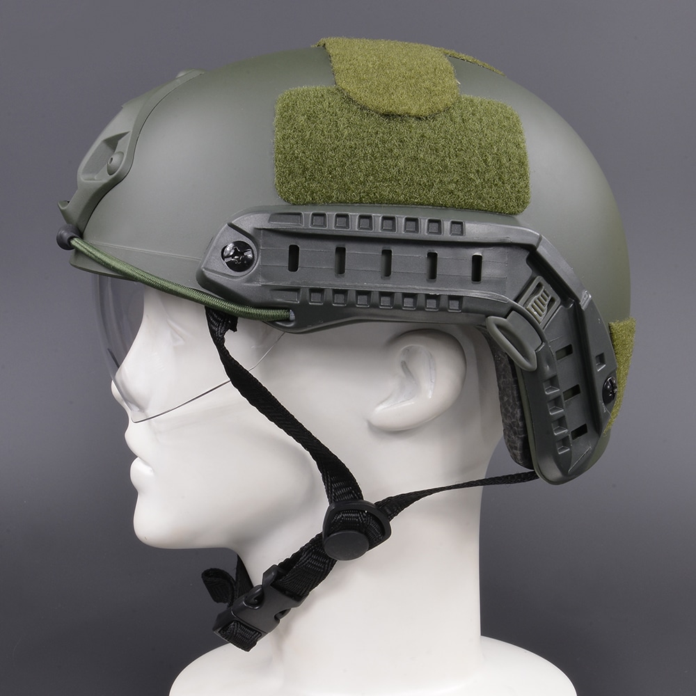 タクティカルヘルメット MICH2001タイプ 可動式シールド | ミリタリー