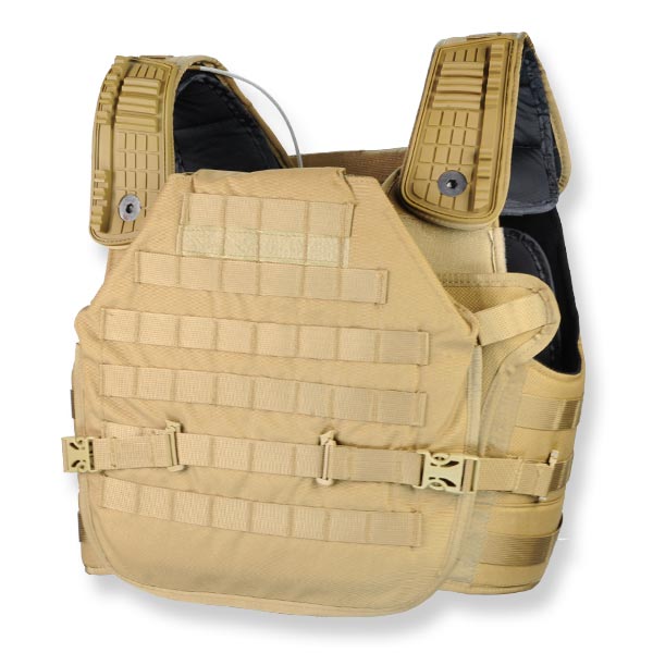 プレートキャリア 耐衝撃パッド クイックリリースワイヤー付