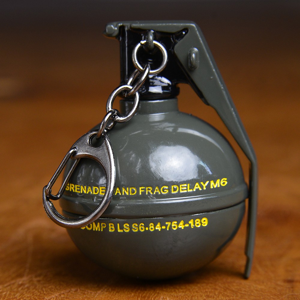 M-67手榴弾型 キーホルダー 2色塗装 金属製 | ミリタリーショップ