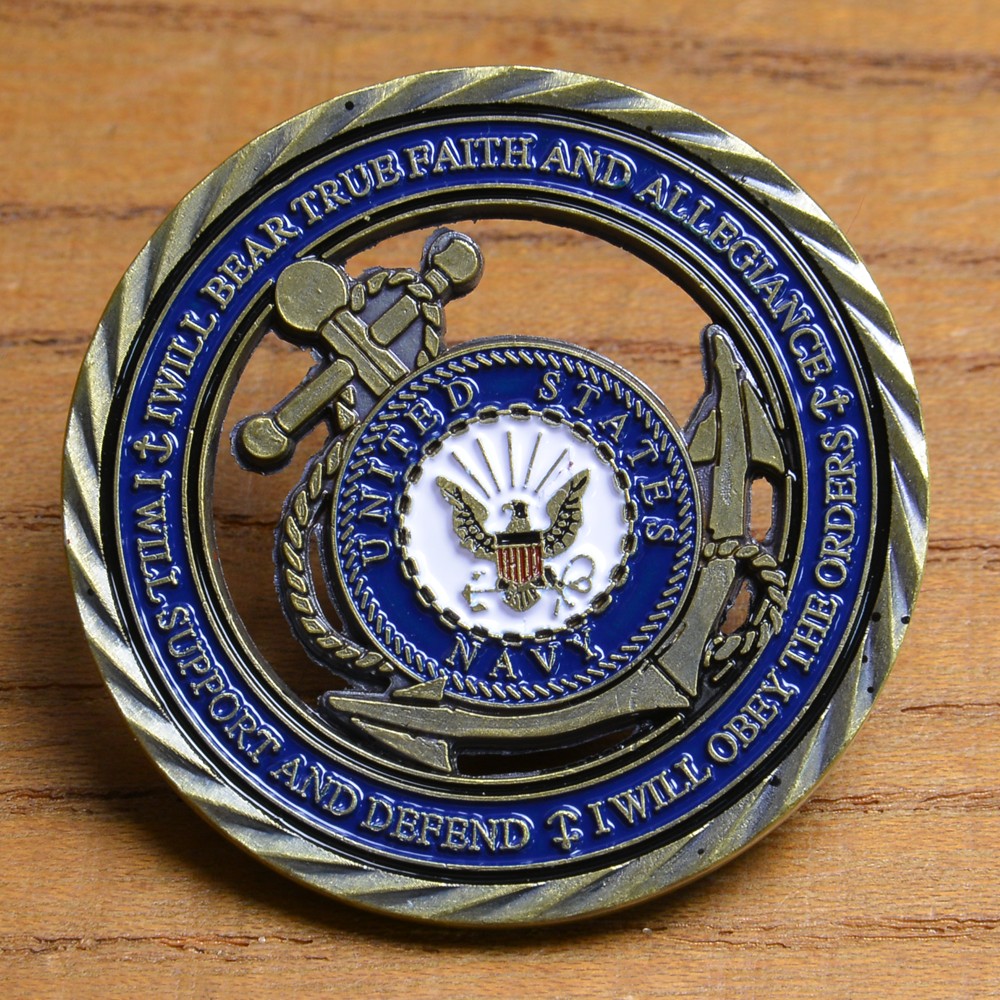 ミリタリーショップ レプマート / チャレンジコイン 紋章 アメリカ海軍 ...
