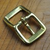 舟型美錠 バックル 真鍮製 ピン溝入り