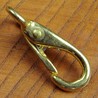 角ナスカン 真鍮製 クラフトパーツ 金具 30mm