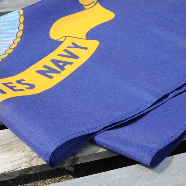 ミリタリーショップ レプマート / フラッグ U.S.NAVY 89cm×156cm ブルー