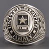 カレッジリング US ARMY 合金 シルバー