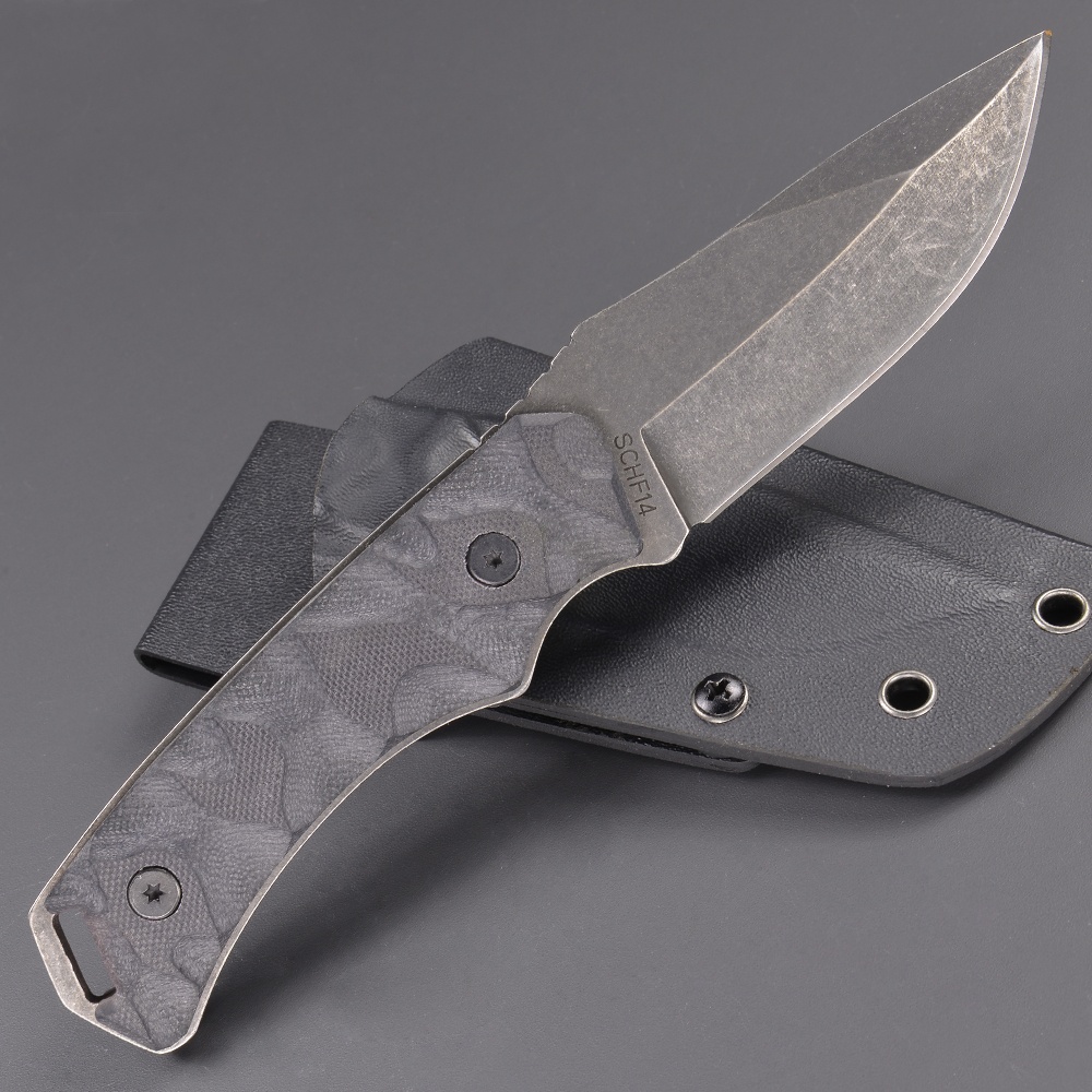 ミリタリーショップ レプマート / SCHRADE アウトドアナイフ SCHF14 ストーンウォッシュ