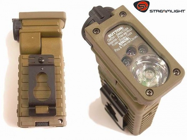 STREAMLIGHT ヘルメットライト サイドワインダー グリーンLED