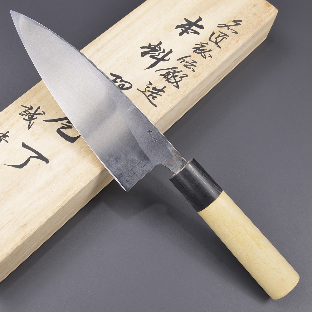 出刃包丁 田中一之刃物製作所 誠貴作 カスミ 150mm | ミリタリー