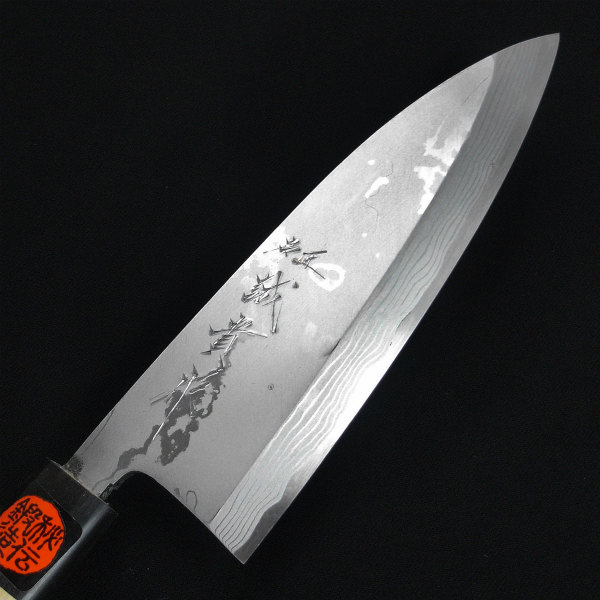 出刃包丁 田中一之刃物製作所 誠貴作 積層鋼 165mm | ミリタリー
