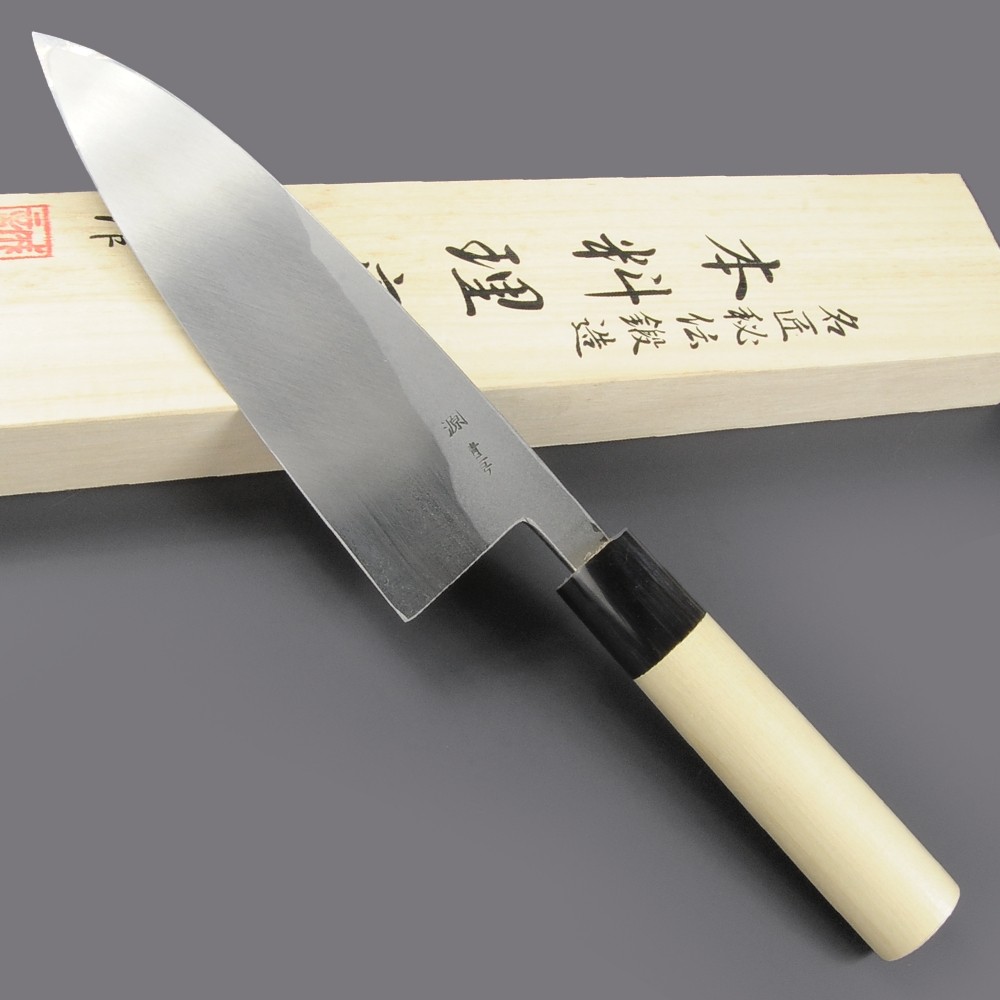出刃包丁 田中一之刃物製作所 誠貴作 積層鋼 210mm | ミリタリー