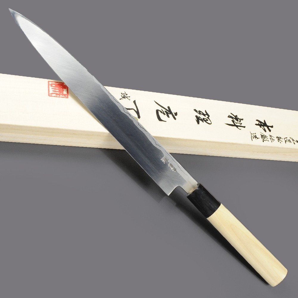 柳刃包丁 田中一之刃物製作所 誠貴作 積層鋼 | ミリタリーショップ