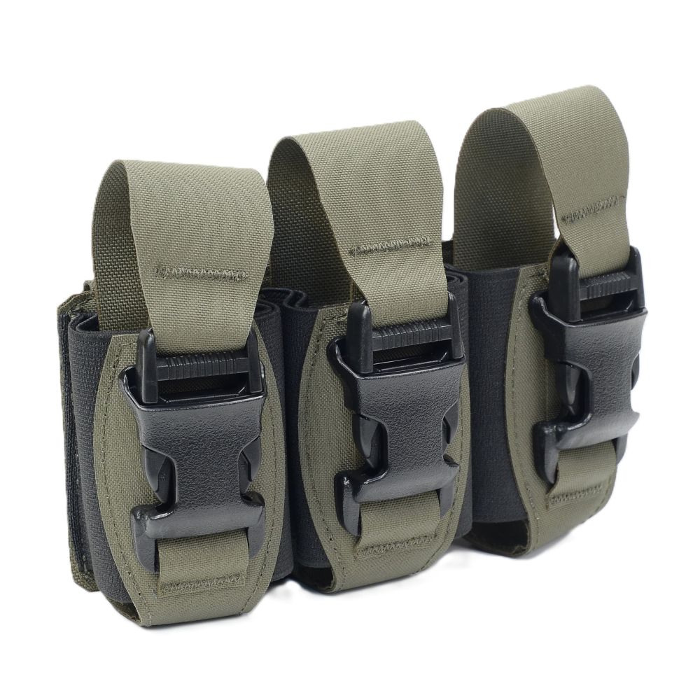 Warrior Assault Systems フラッシュバンポーチ 40mm 三個用 レーザー