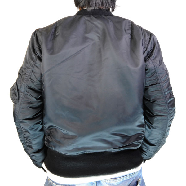 AVIREX MA-1 フライトジャケット ブラック ミリタリーショップ レプマート