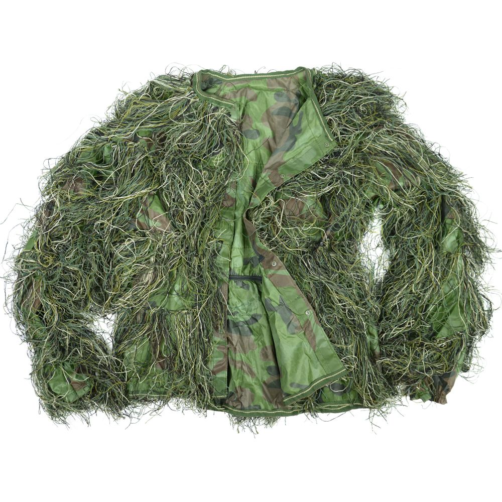 ゴースト ギリースーツ 迷彩服上下4点セット ウッドランドカモ