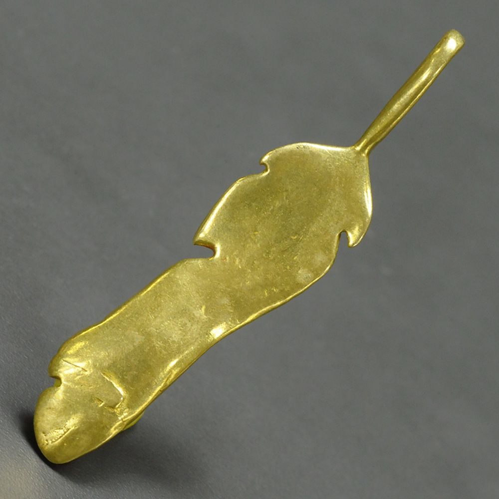 ペンダントトップ フェザー型 真鍮 | ミリタリーショップ レプマート