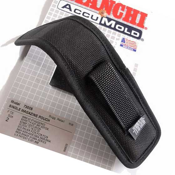 BIANCHI ピストルマガジンポーチ/ナイフポーチ 7303 AccuMold 9mm拳銃