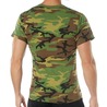 Rothco Tシャツ 半袖 コットン/ポリエステル混紡 迷彩カモフラージュ 8777