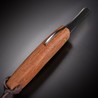 後藤渓 ミニ折りたたみナイフ 肥後守型 カスタムナイフ 天然木材ハンドル