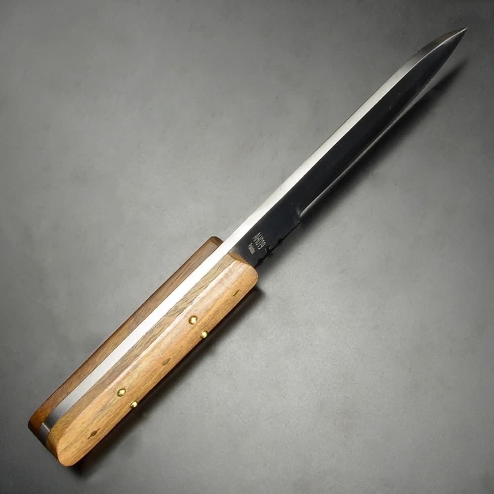 American Hunter ユーティリティーナイフ Rosewood レザーシース AH019